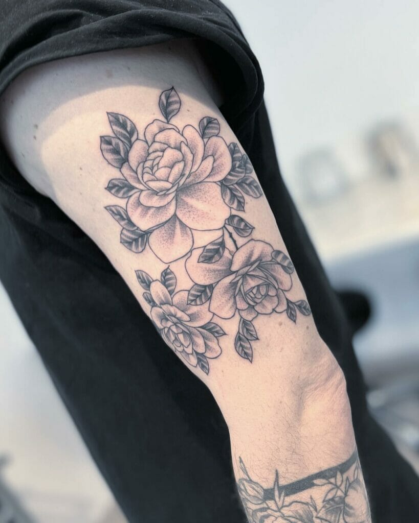 Flower Sleeve Tattoo