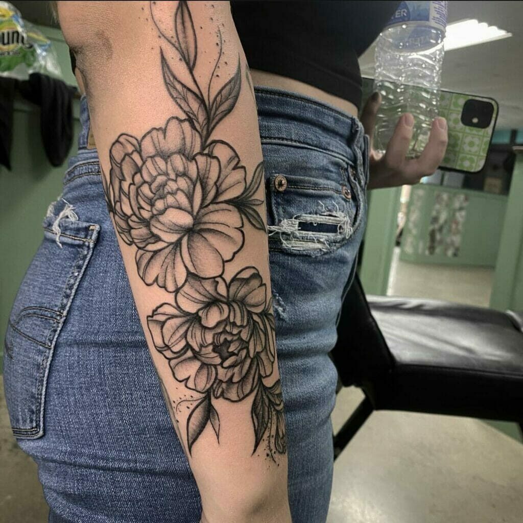 Flower Sleeve Tattoo