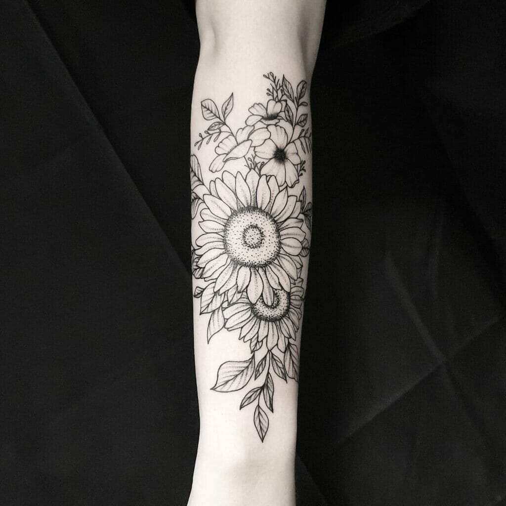 Flower Sleeve Tattoo