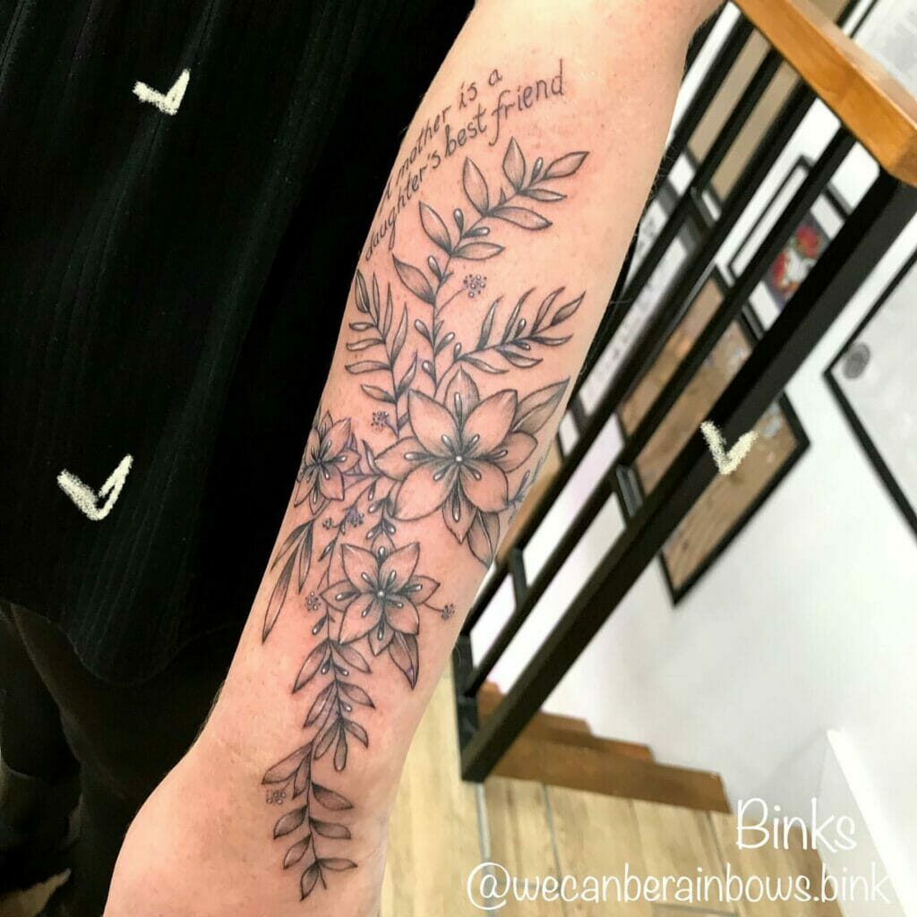 Flower Sleeve Tattoo