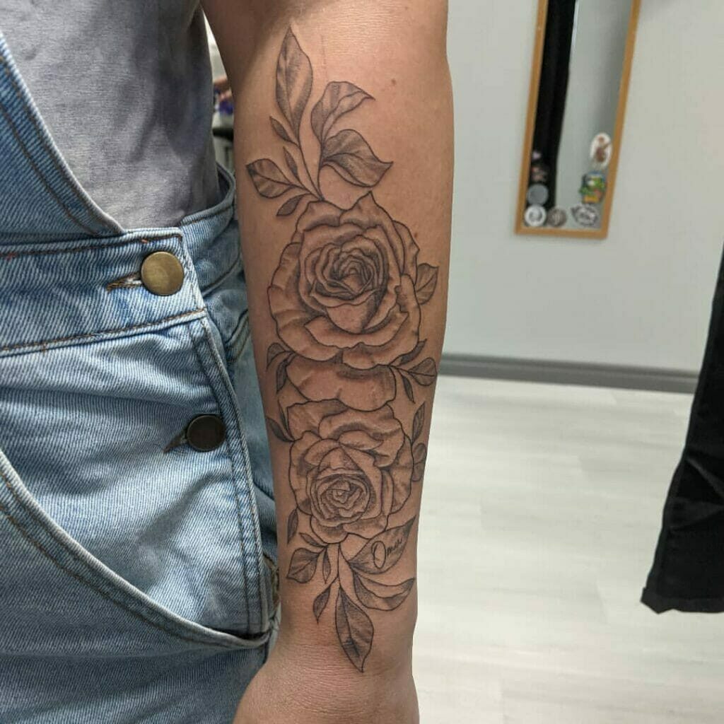 Flower Sleeve Tattoo