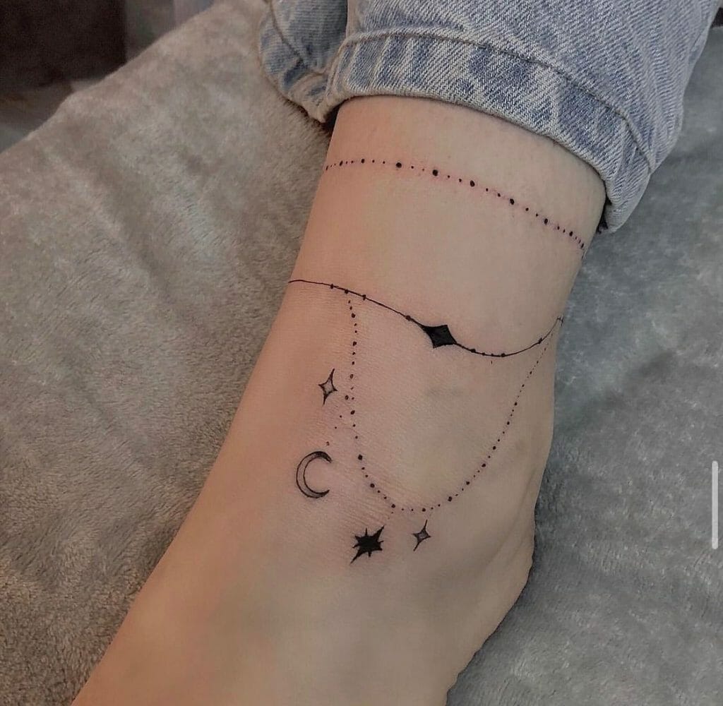 Ankle Bracelet Tattoo