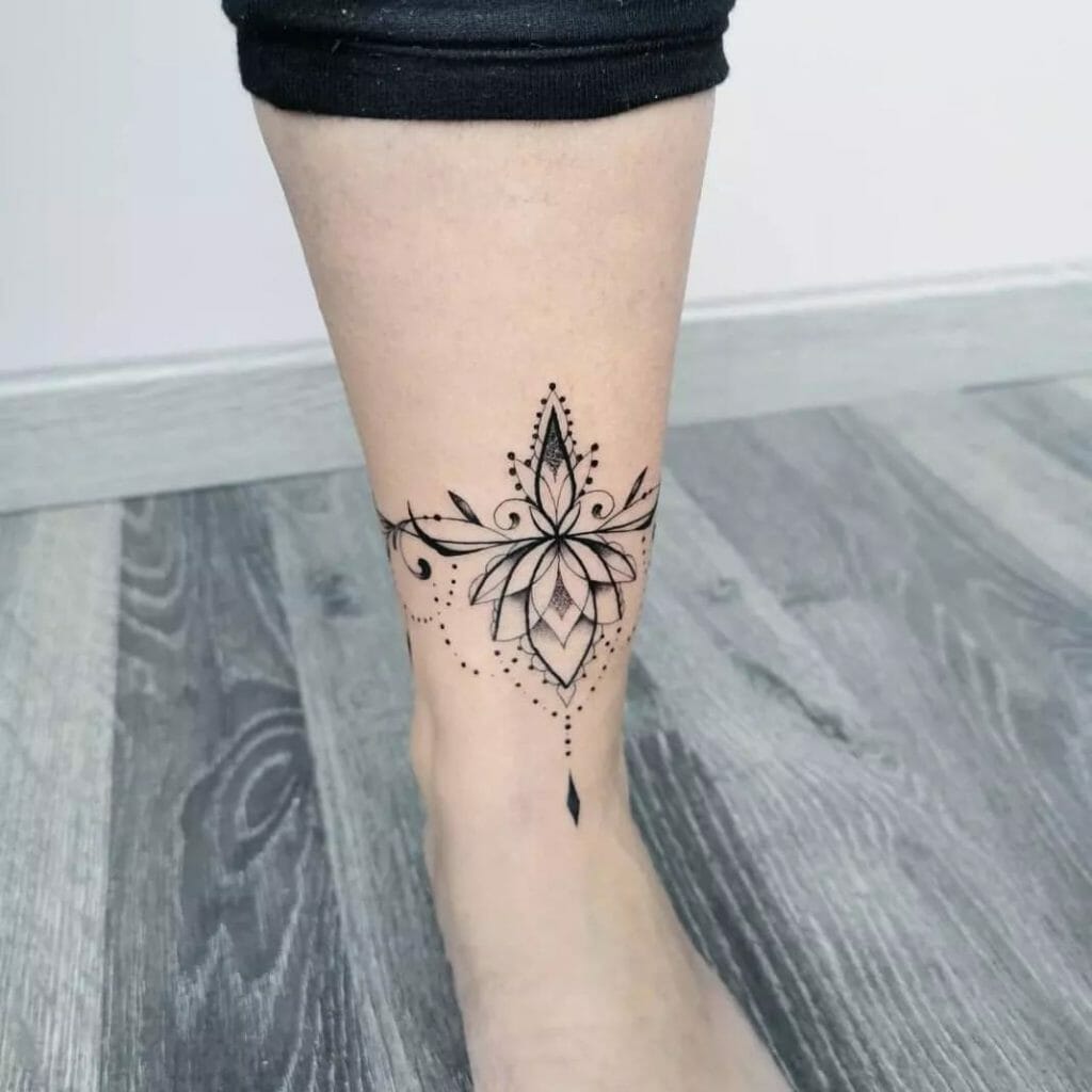 Ankle Bracelet Tattoo