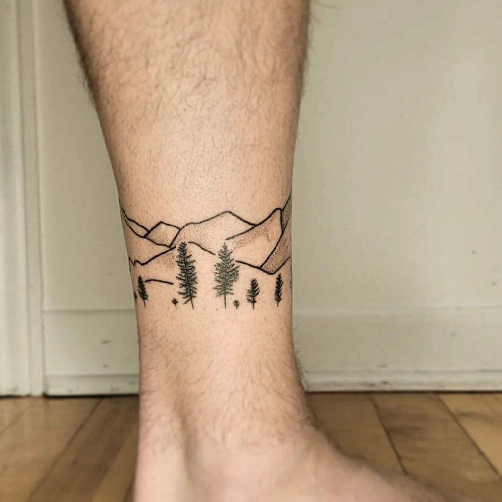 Ankle Bracelet Tattoo