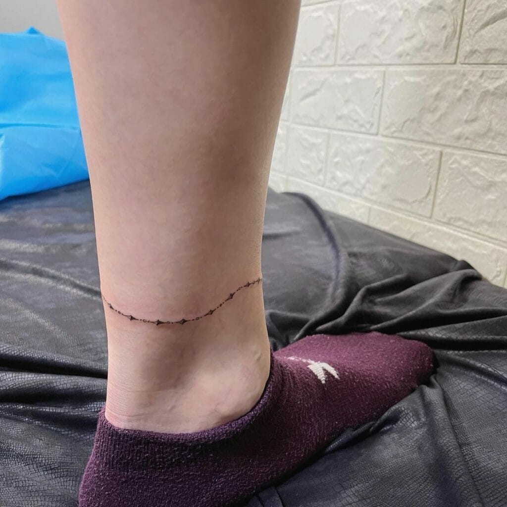 Ankle Bracelet Tattoo