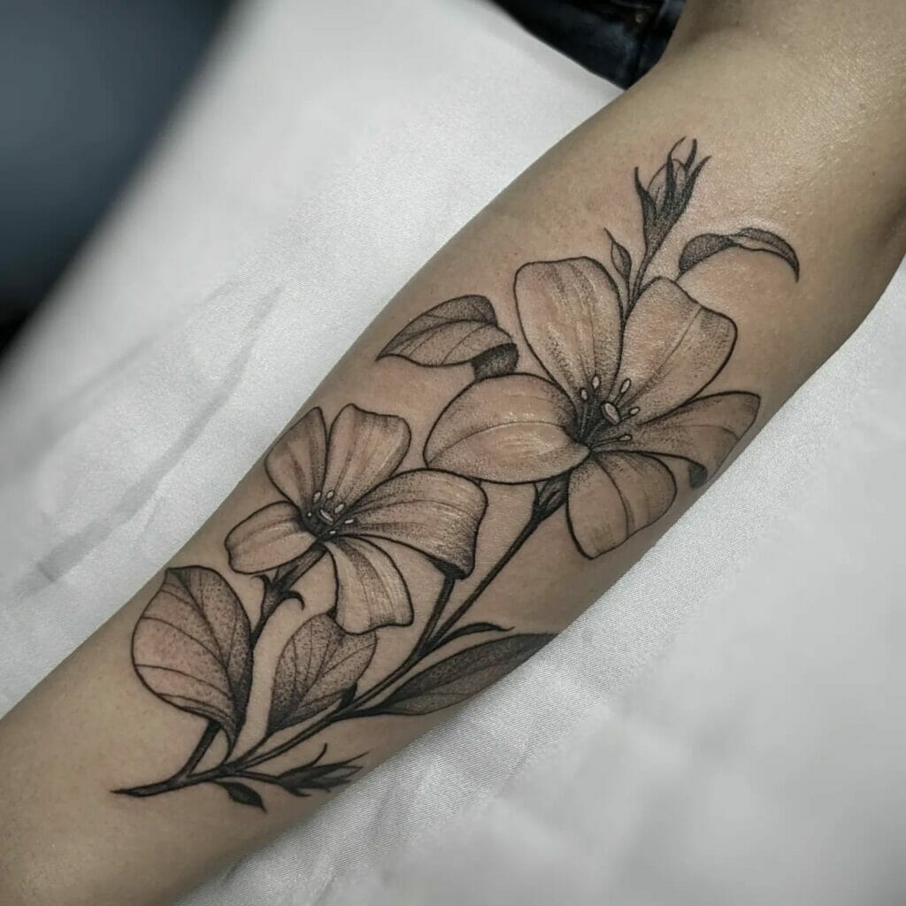 Flower Sleeve Tattoo