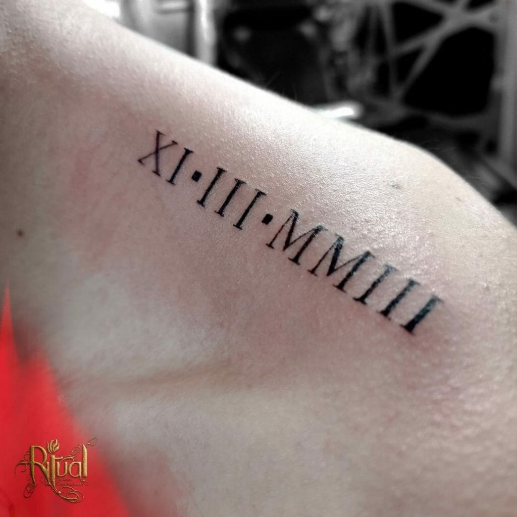 Roman Numerals Tattoo