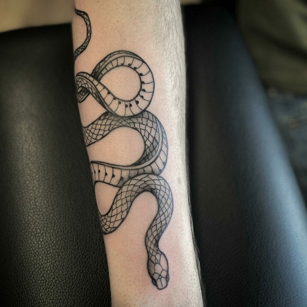 Snake Arm Tattoo