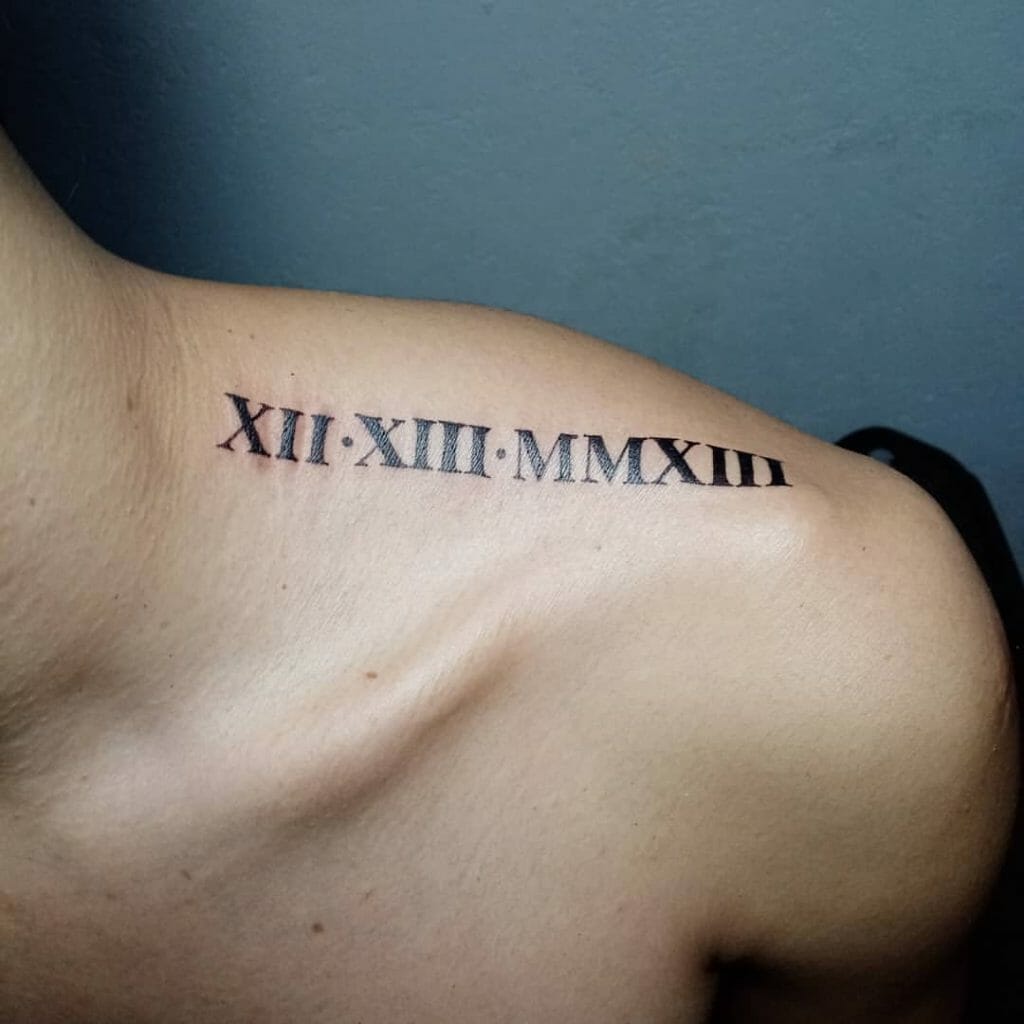 Roman Numerals Tattoo