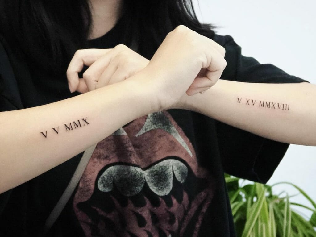 Roman Numerals Tattoo