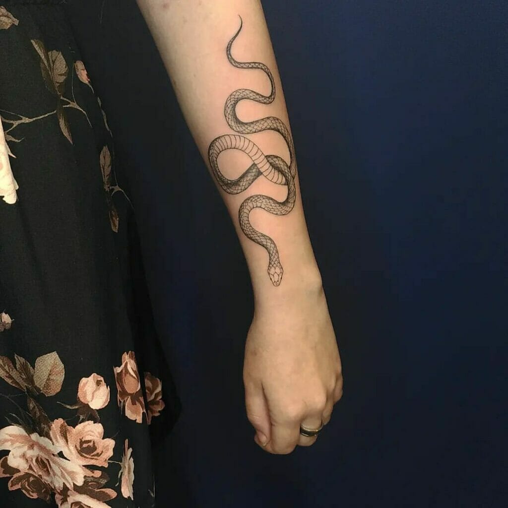 Snake Arm Tattoo