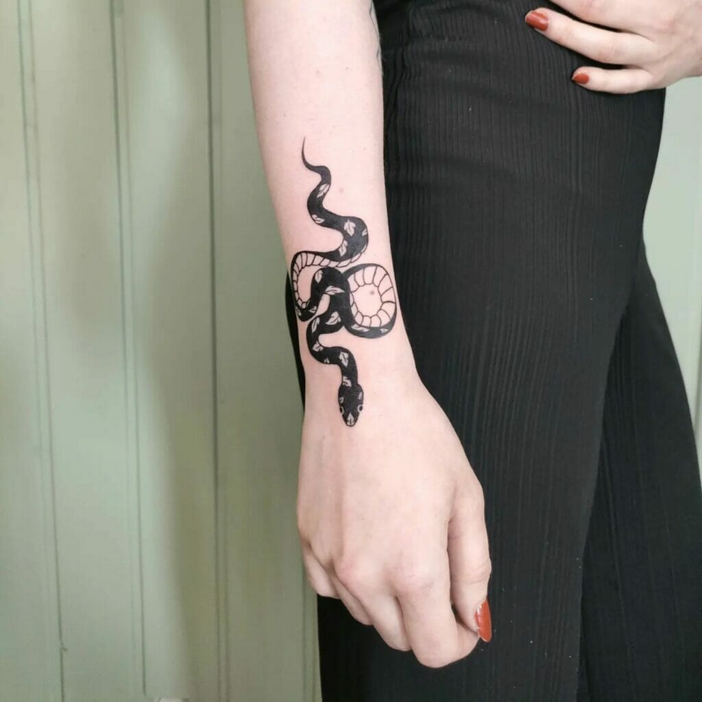 Snake Arm Tattoo