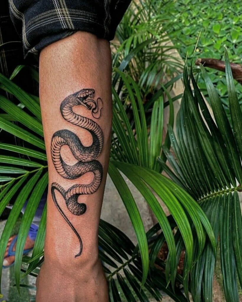 Snake Arm Tattoo