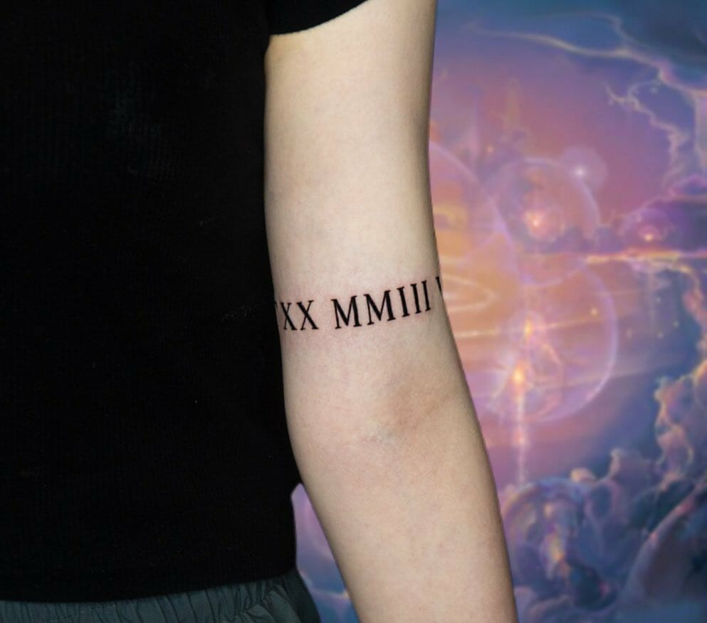 Roman Numerals Tattoo