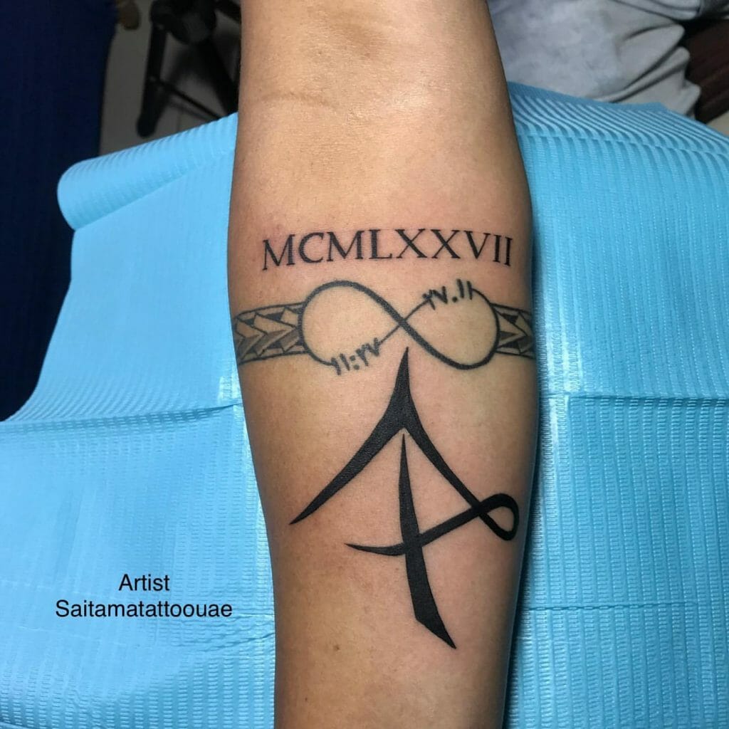 Roman Numerals Tattoo