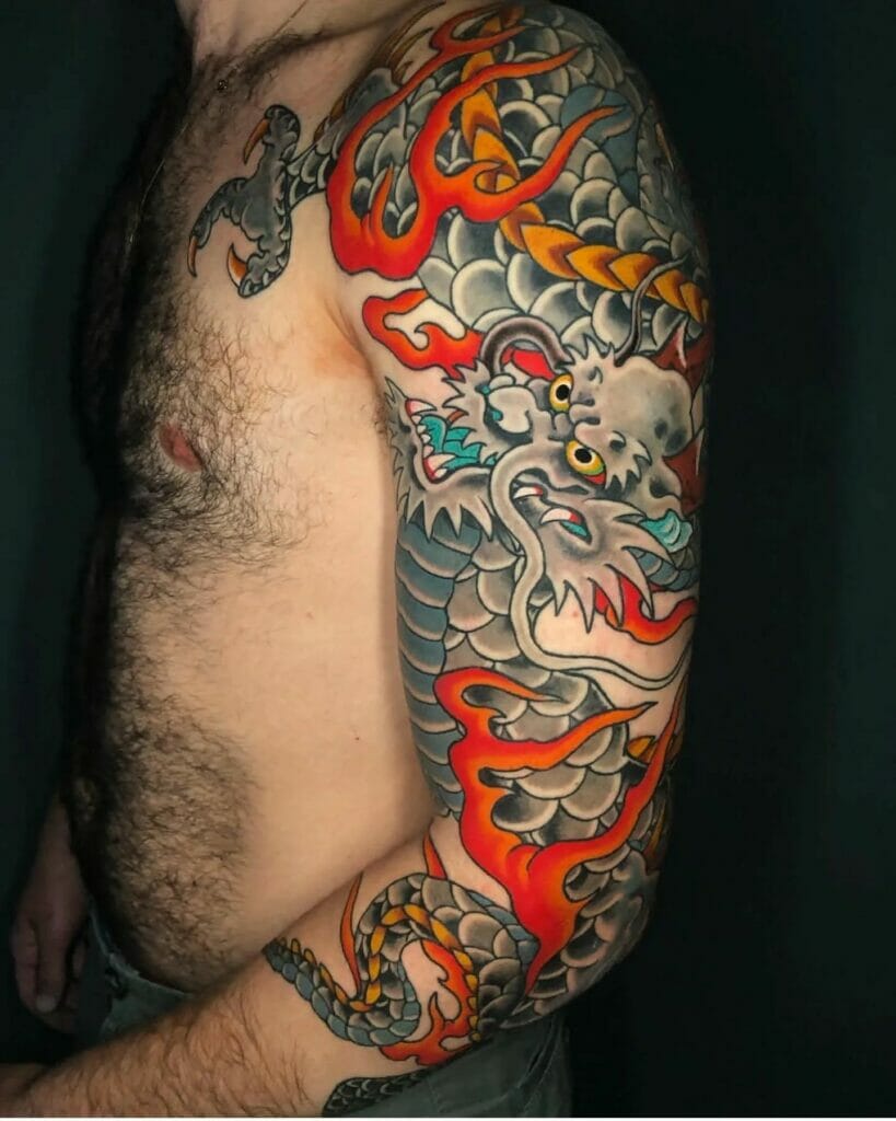 Japanese Dragon Tattoo