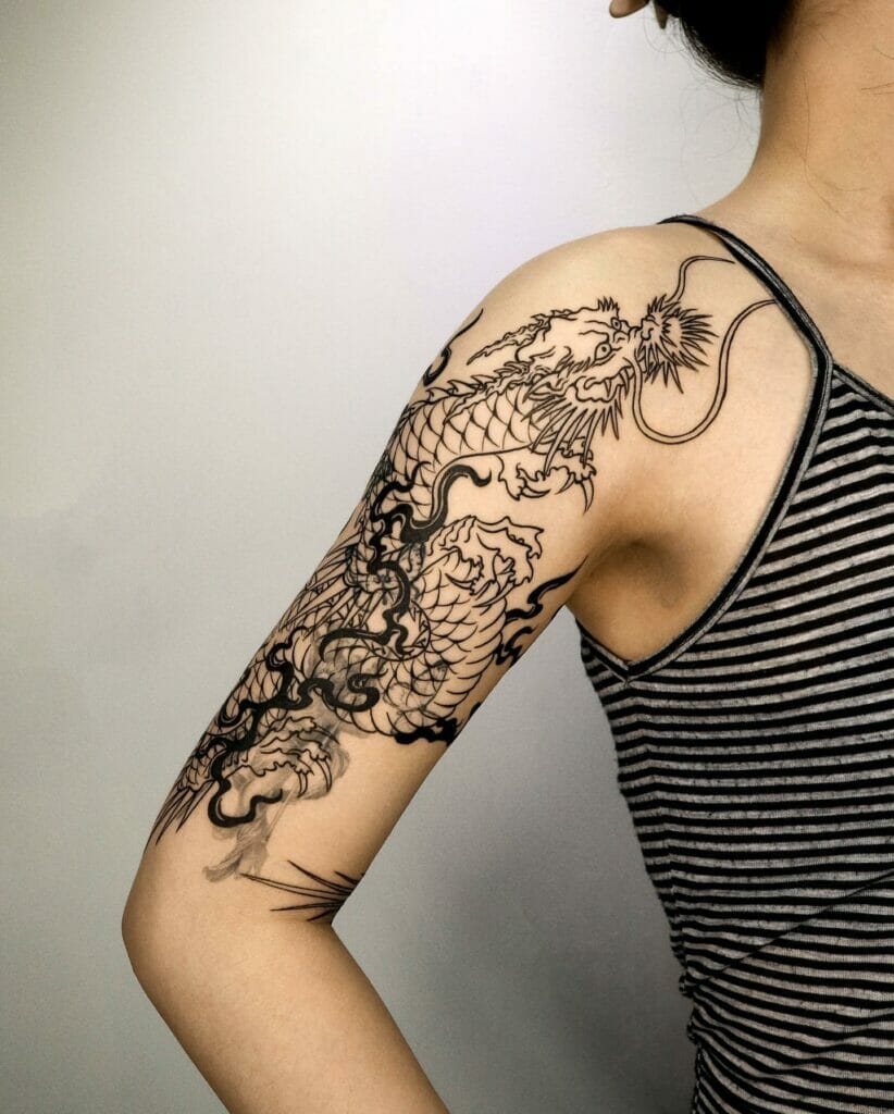 Japanese Dragon Tattoo