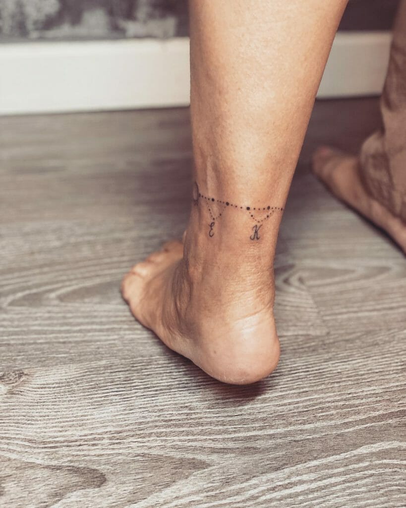 Ankle Bracelet Tattoo