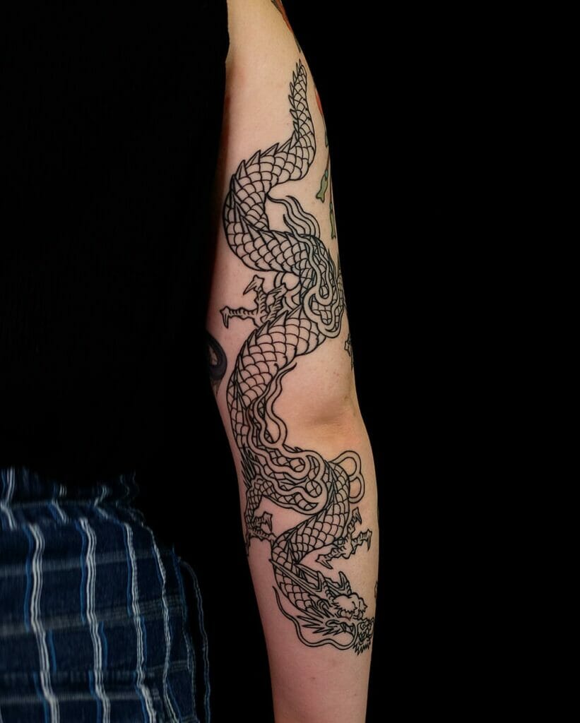 Japanese Dragon Tattoo