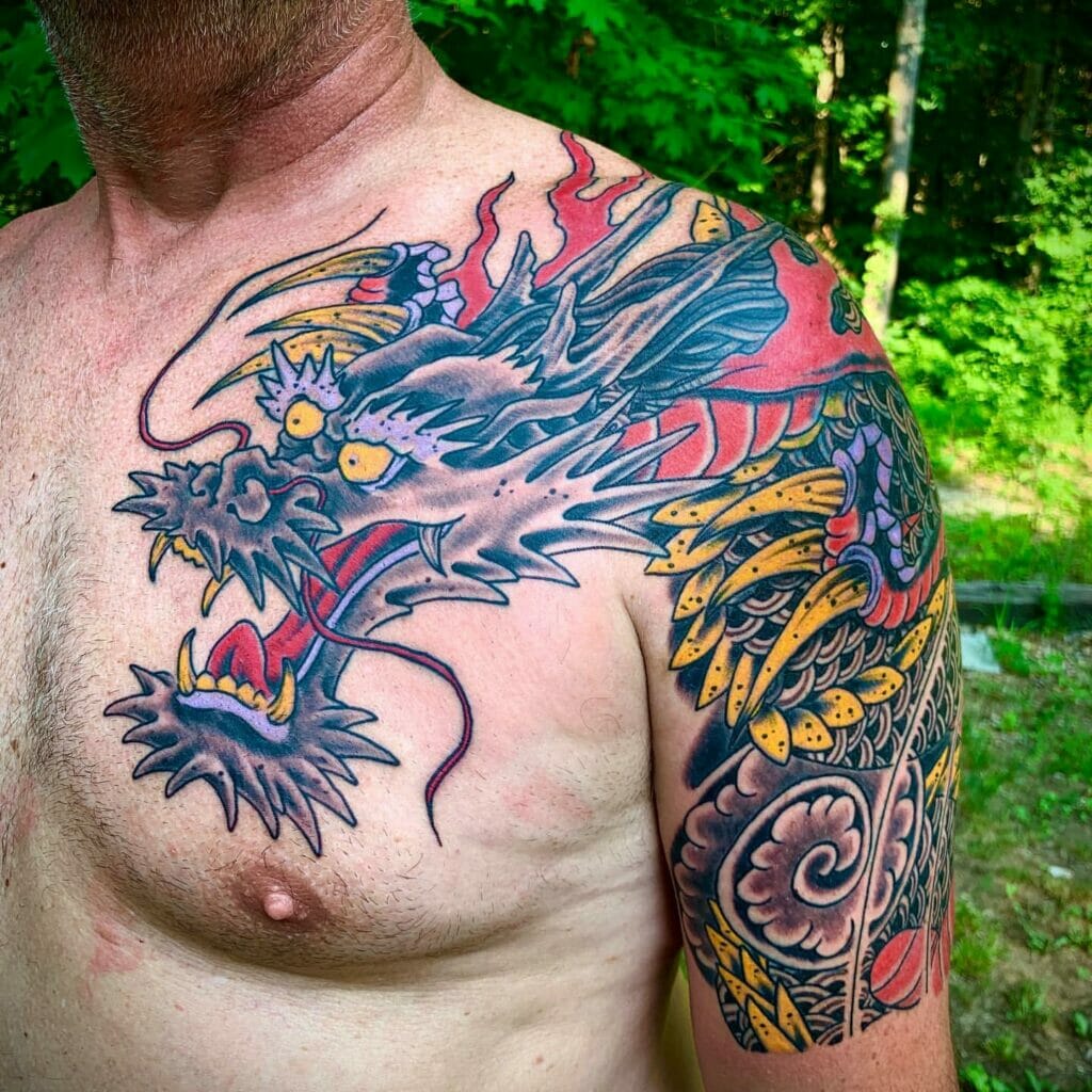 Japanese Dragon Tattoo