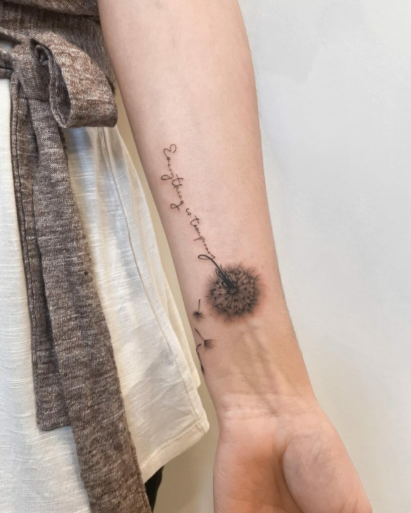 Dandelion Tattoo