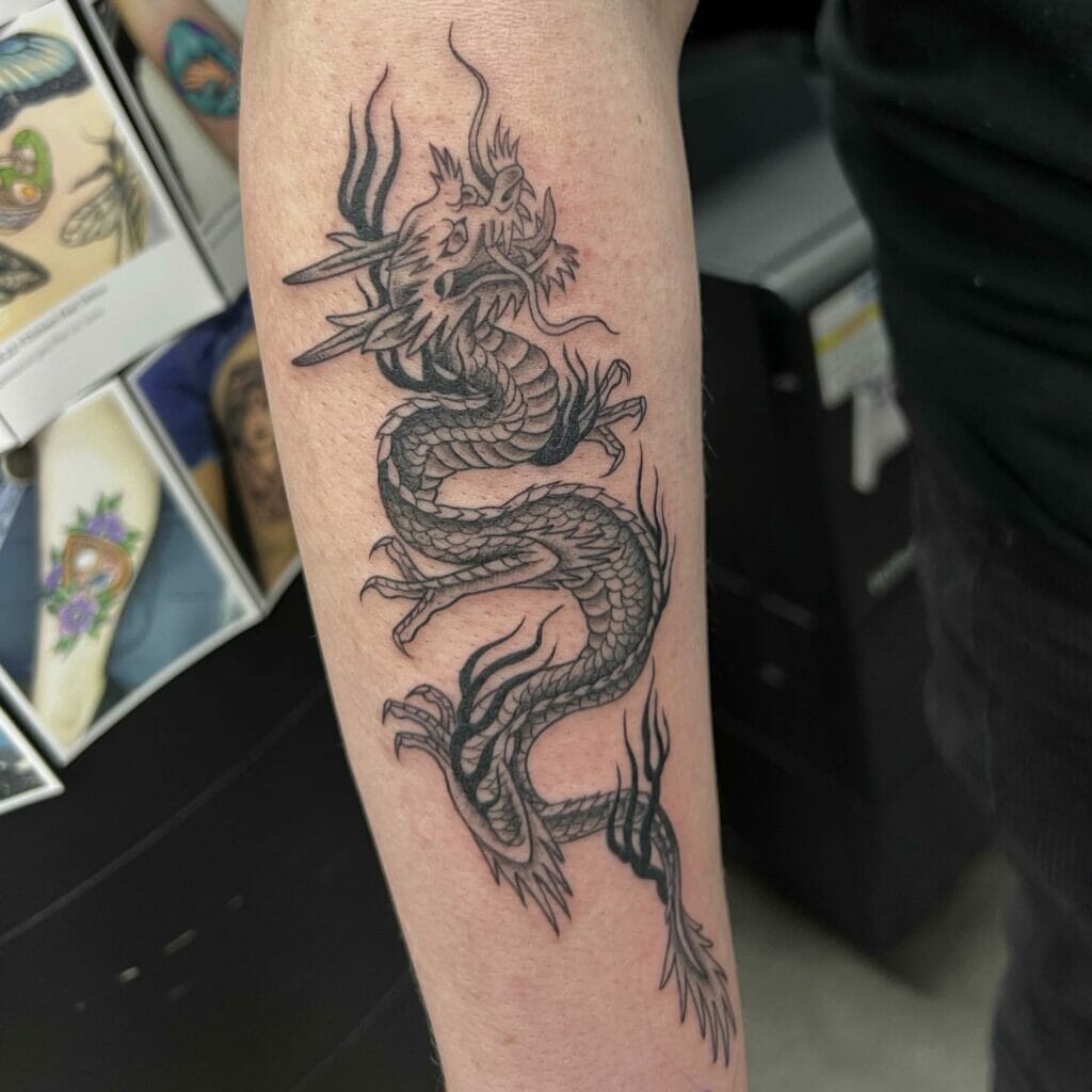 Japanese Dragon Tattoo