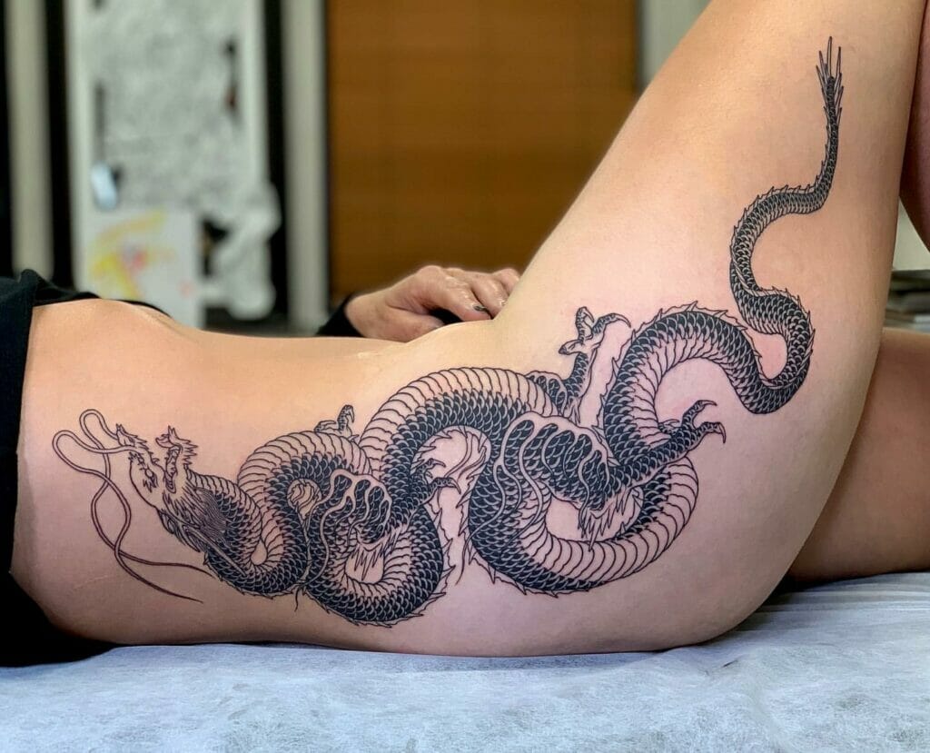 Japanese Dragon Tattoo