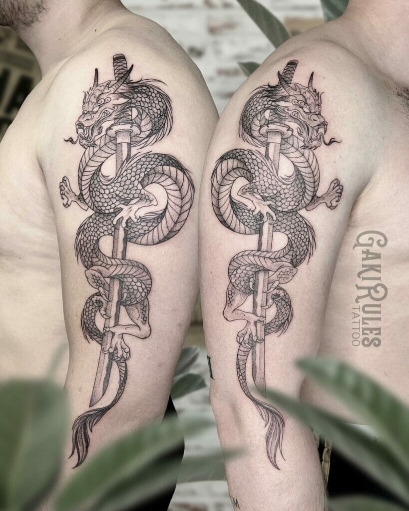 Japanese Dragon Tattoo