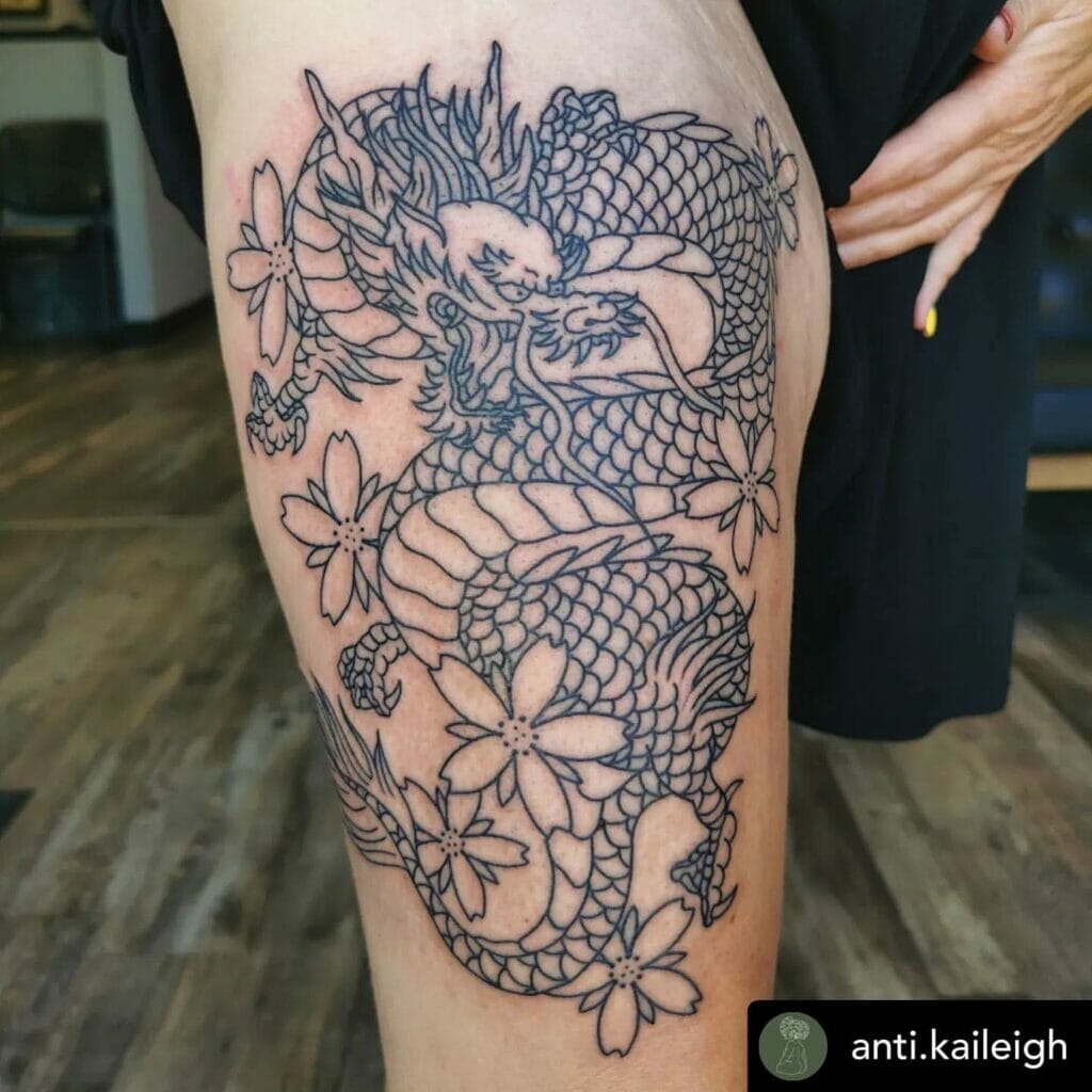 Japanese Dragon Tattoo