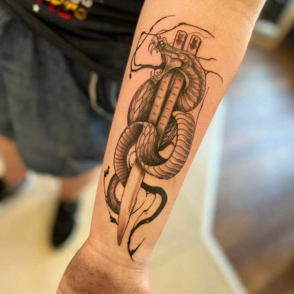 Snake Arm Tattoo