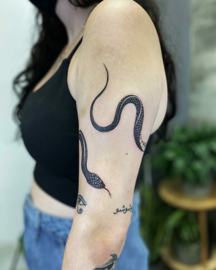 Snake Arm Tattoo