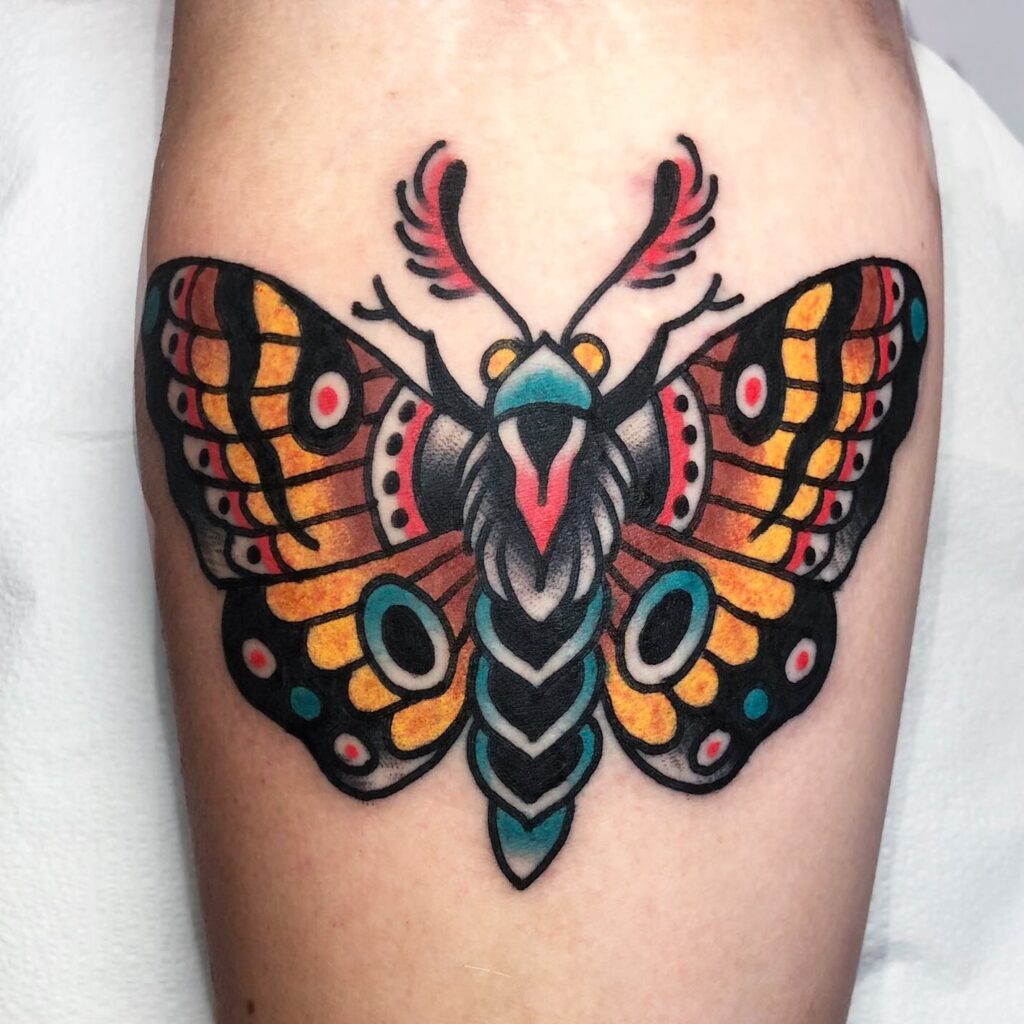 Death Moth Tattoo