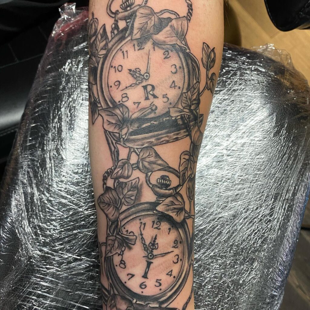 Birth Clock Tattoo