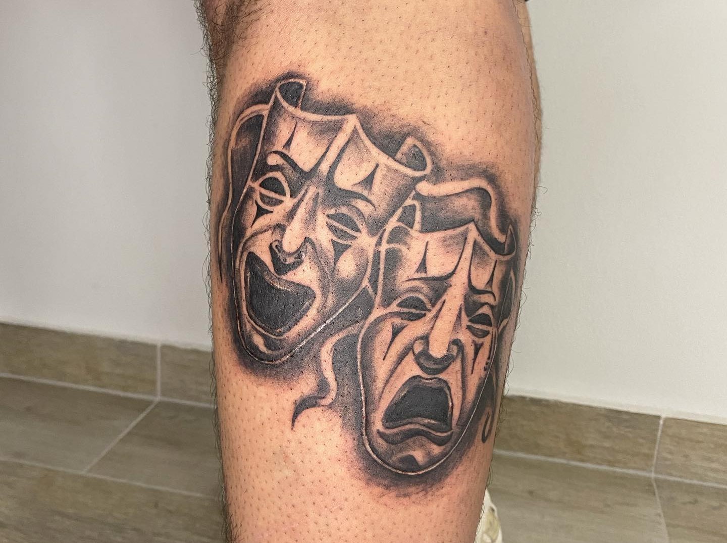 Drama Face Tattoo