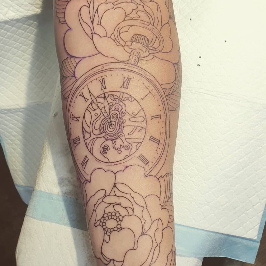 Birth Clock Tattoo