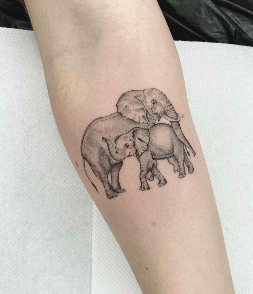 Small Elephant Tattoo