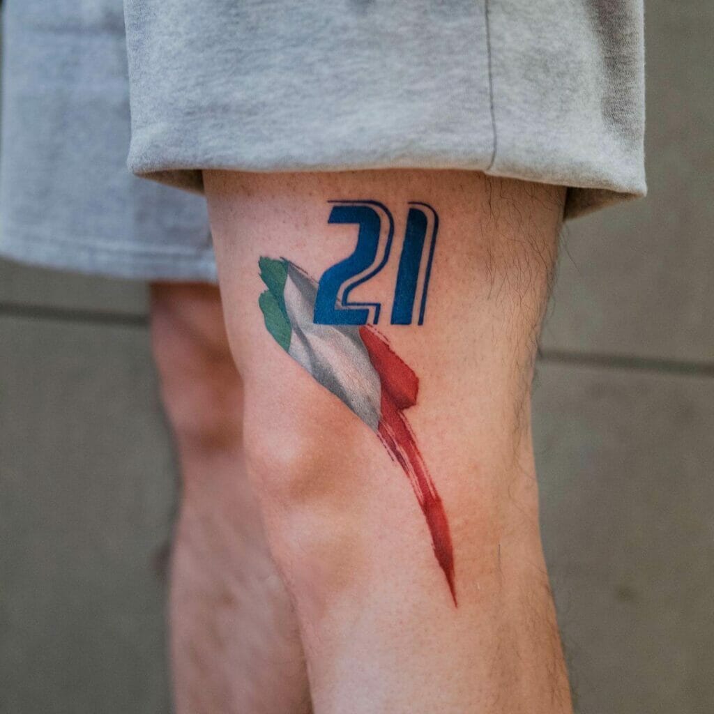 Sports-Themed Italian Tattoo