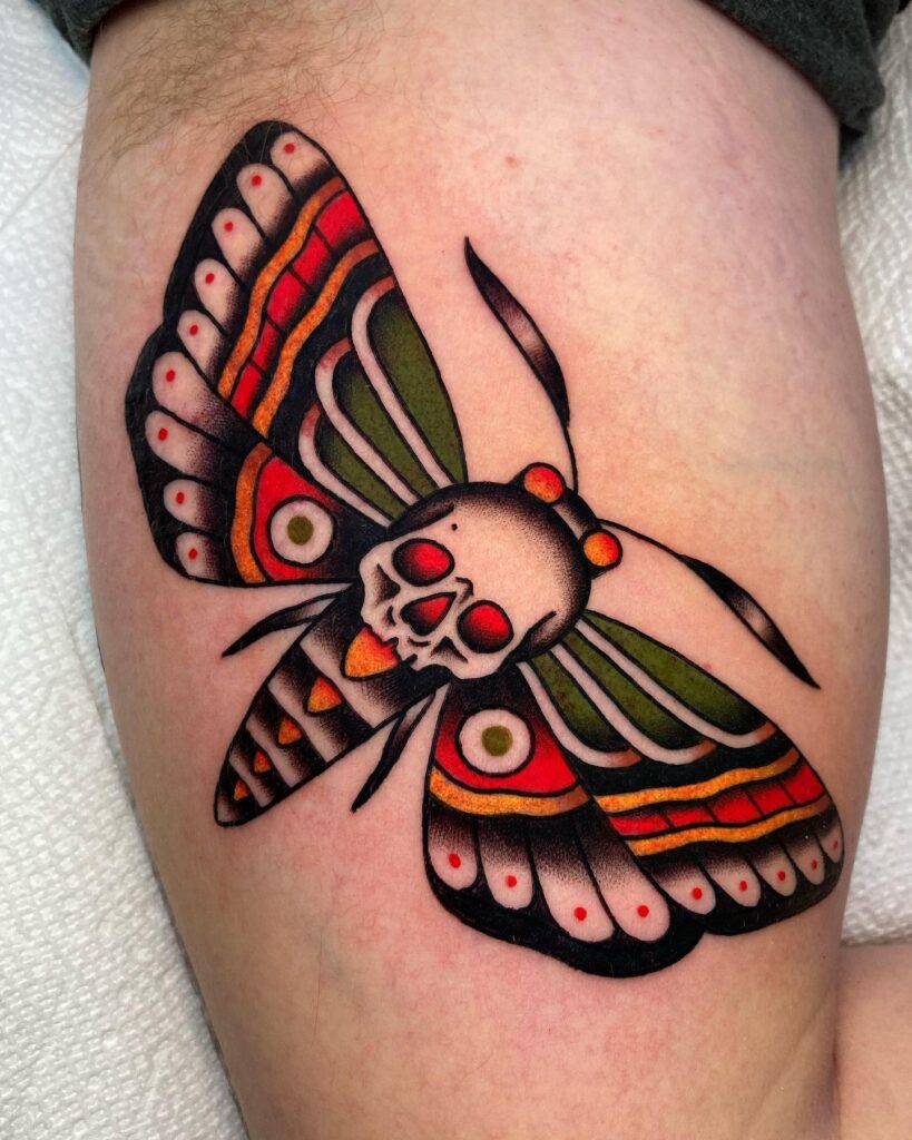 Death Moth Tattoo