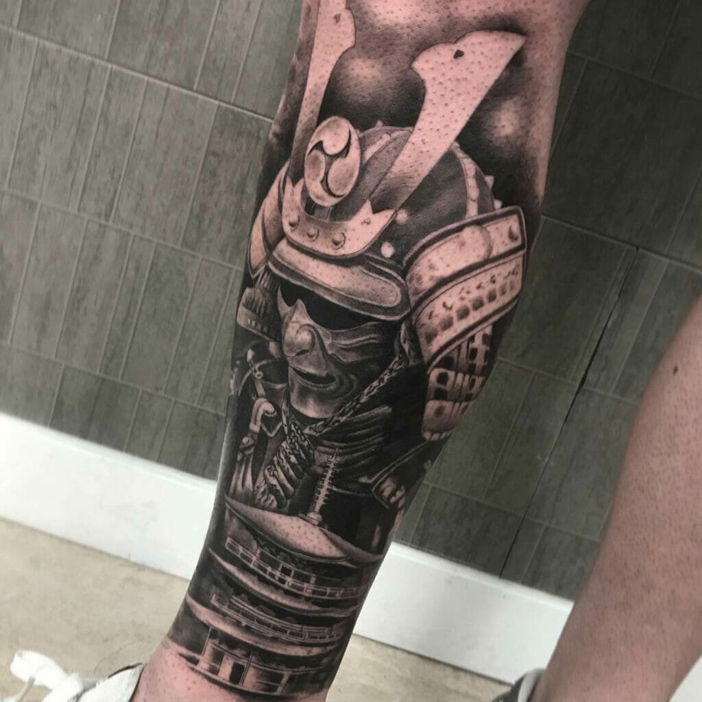 Samurai Helmet Tattoo