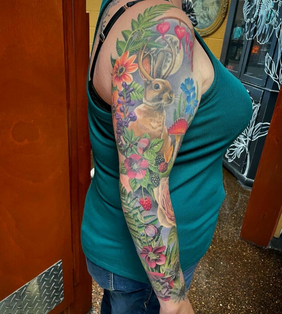 Colorful Sleeve Tattoo