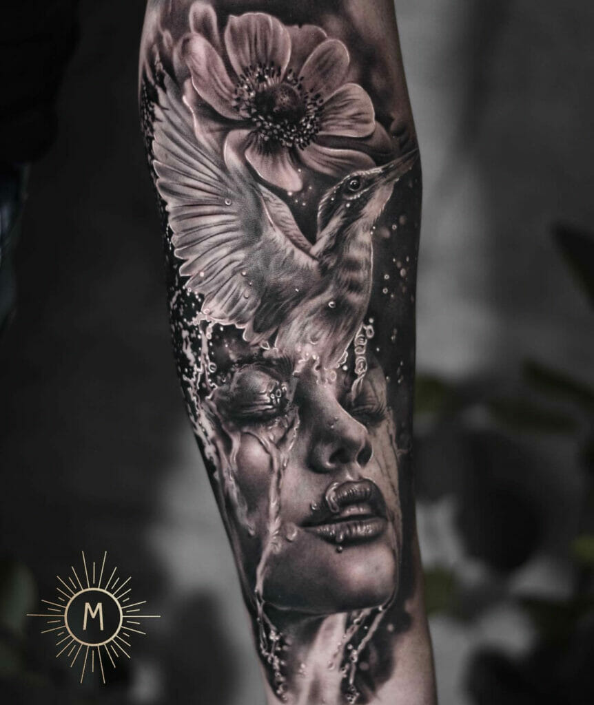 Realistic Sleeve Tattoo