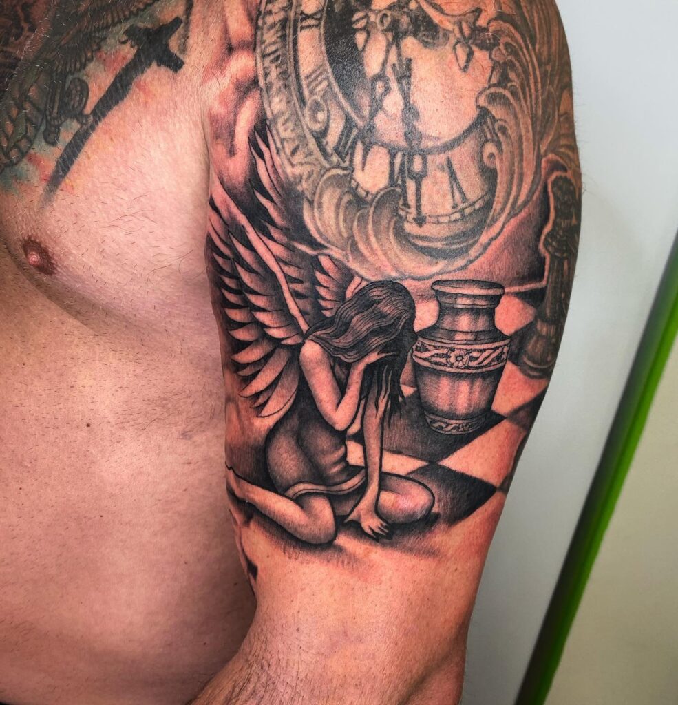 Chess Board Tattoo