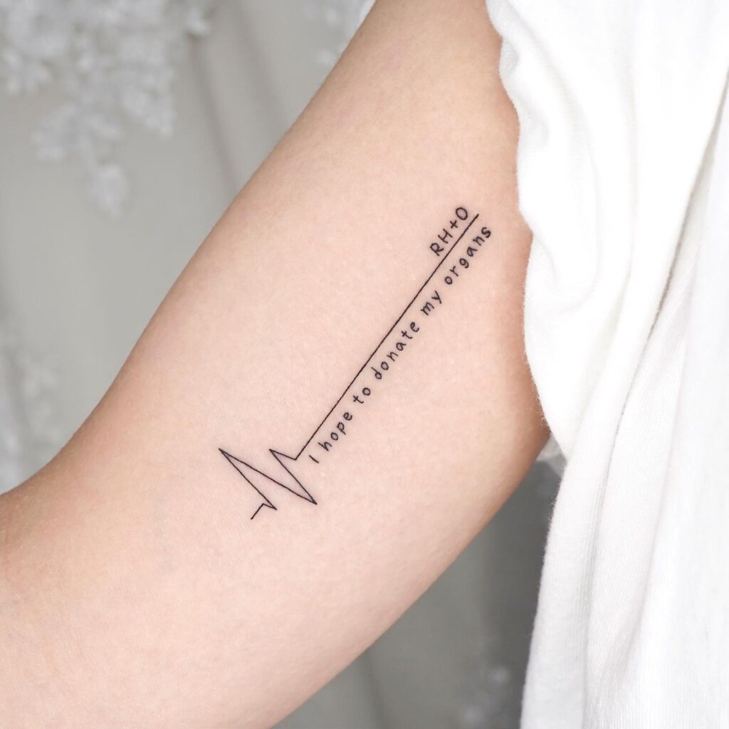 EKG Tattoo