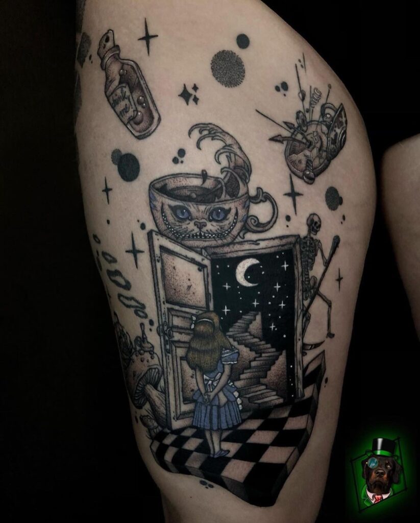 Chess Board Tattoo