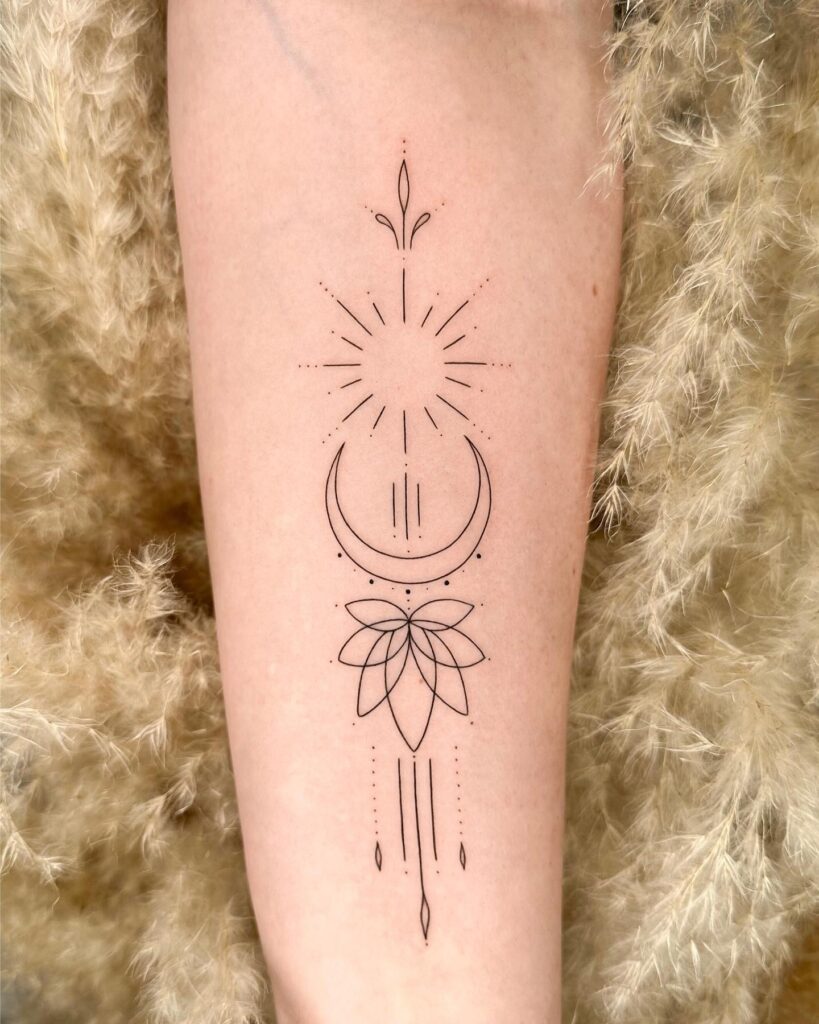 Sun And Moon Tattoo