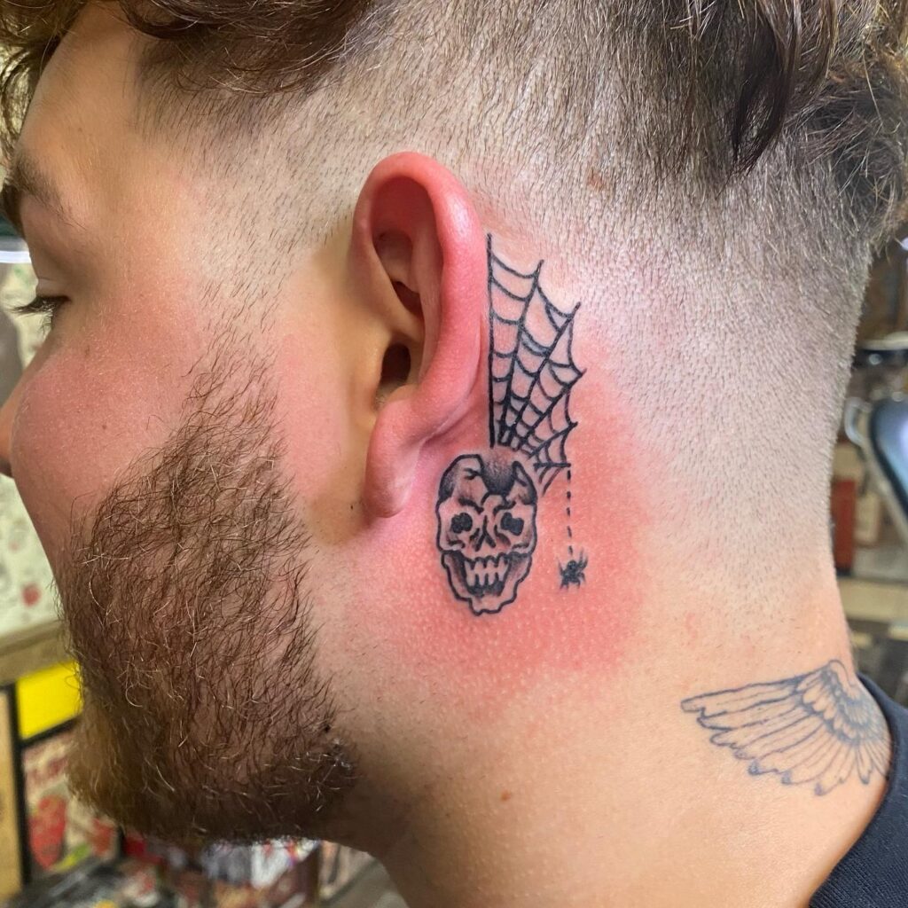 Behind The Ear Tattoo