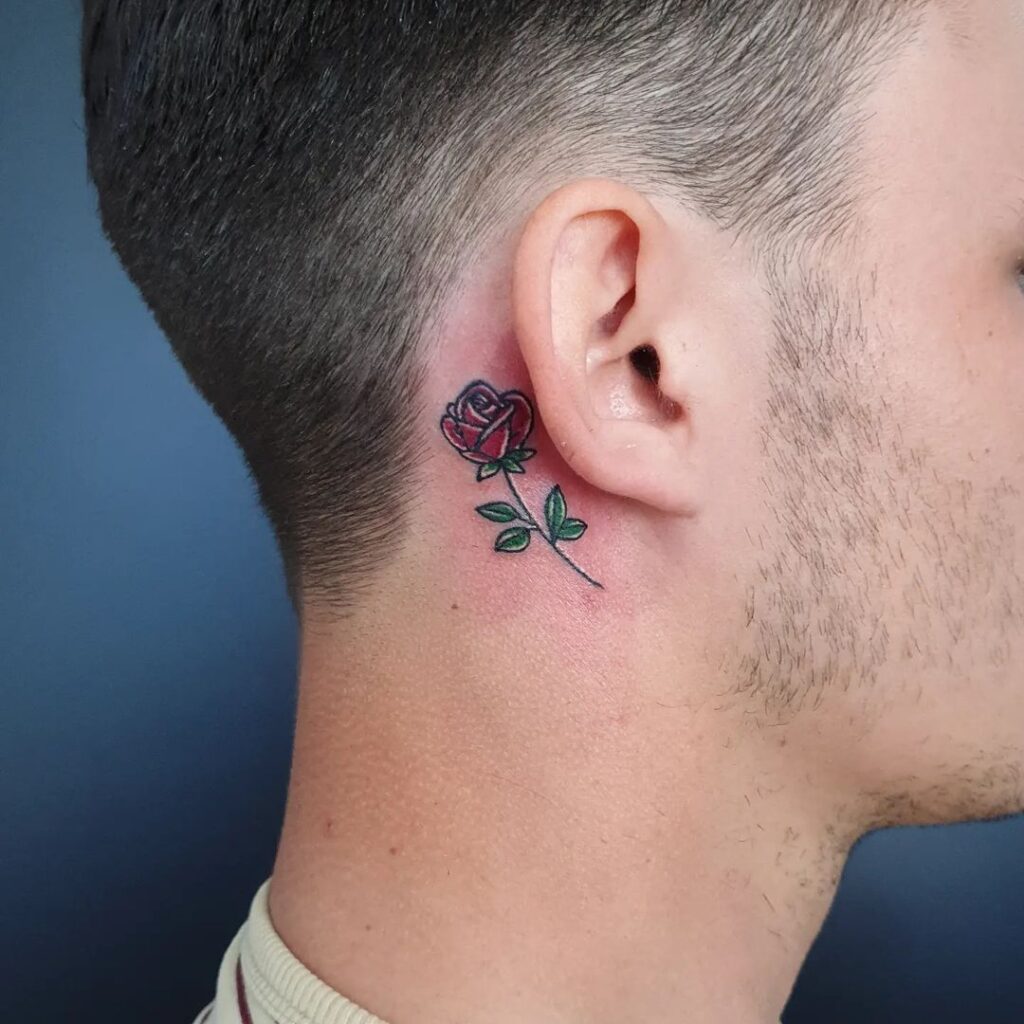 Behind The Ear Tattoo