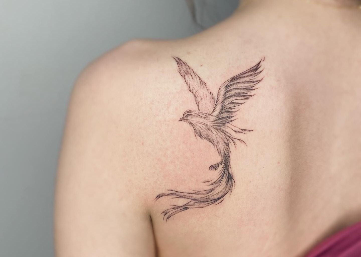 Gorgeous Phoenix Tattoo Design