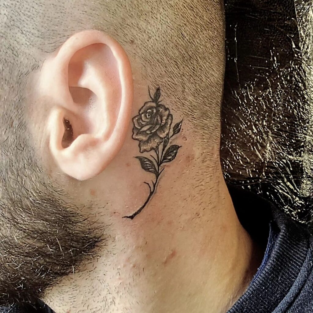 Behind The Ear Tattoo