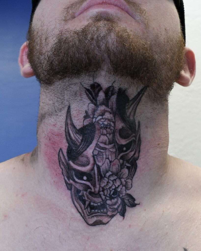 Neck Tattoo Cover-Up